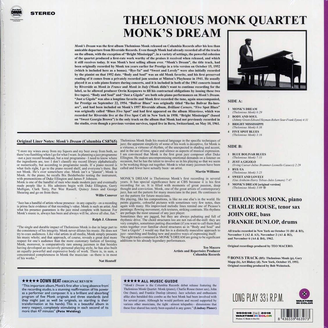 Thelonious Monk Quartet - Monk’s Dream
