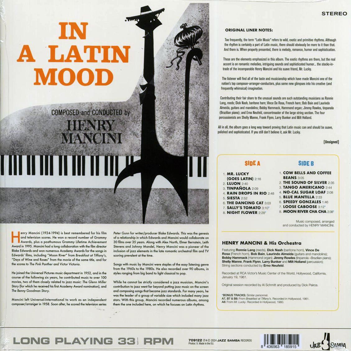 Henry Mancini - In A Latin Mood: Mr. Lucky Goes Latin