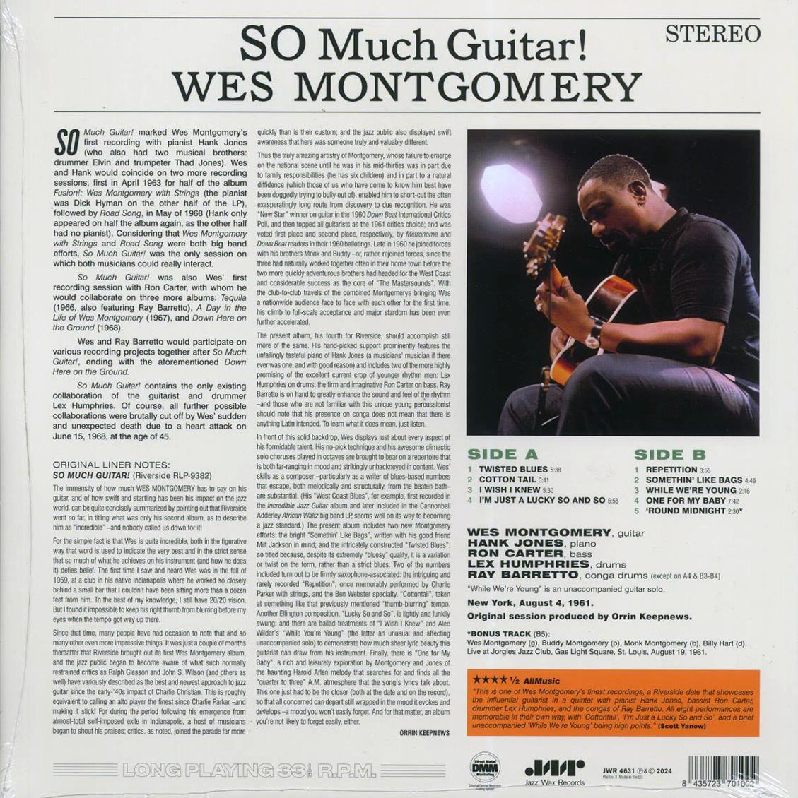 Wes Montgomery - So Much Guitar!