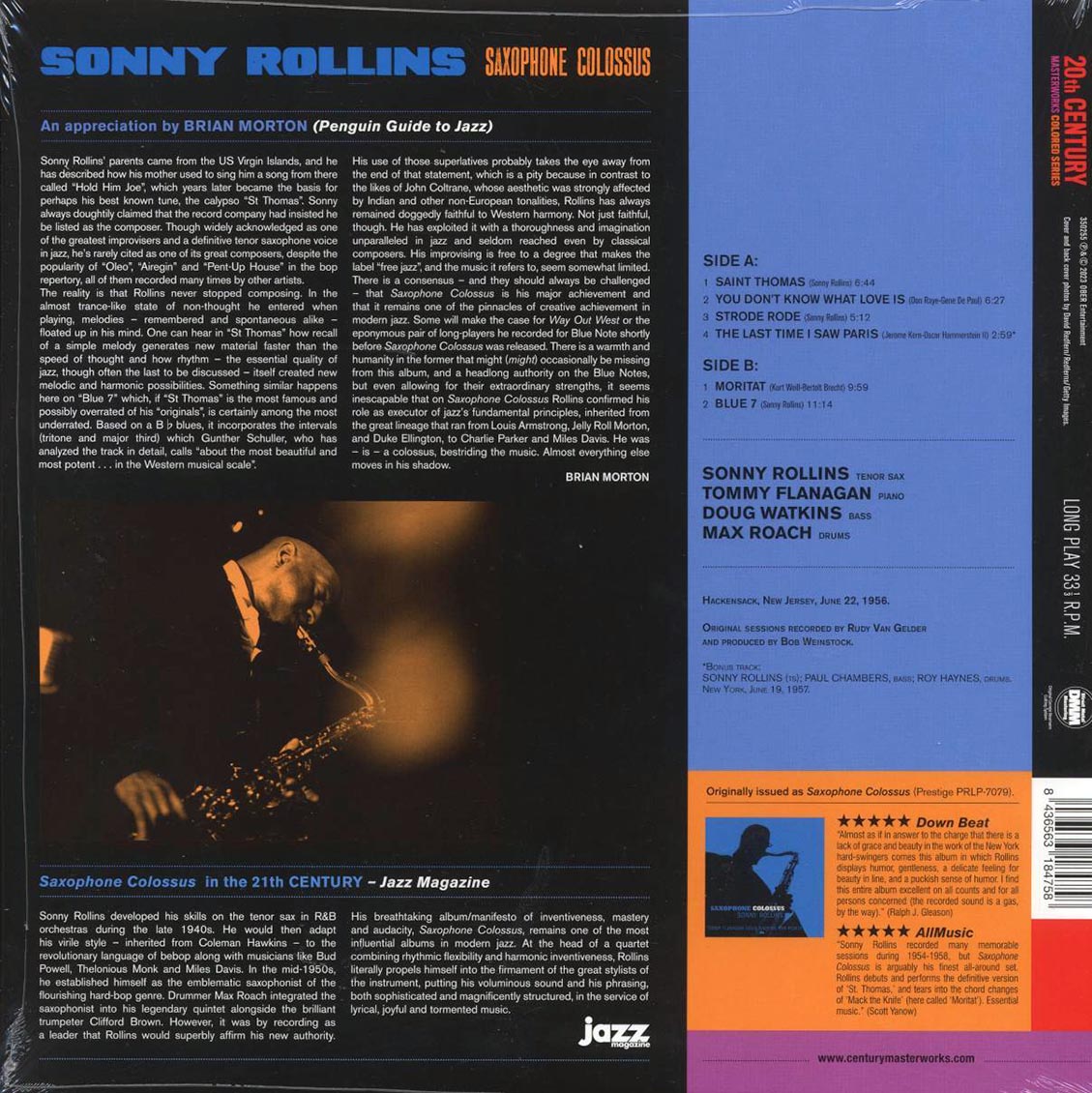 Sonny Rollins - Saxophone Colossus