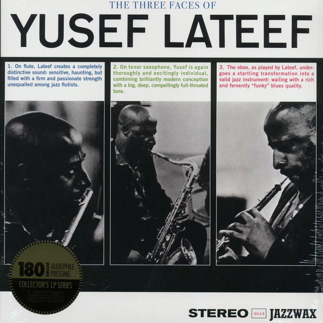 Yusef Lateef - The Three Faces Of Yusef Lateef