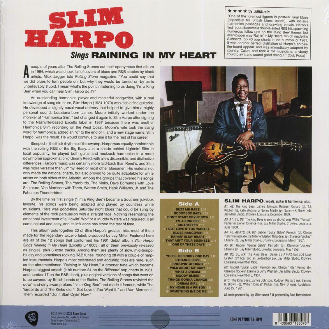 Slim Harpo - Sings Raining In My Heart