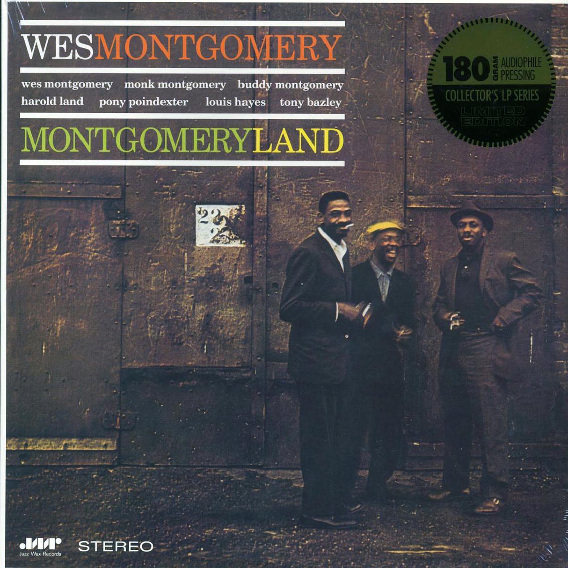 Monk Montgomery, Wes Montgomery, Buddy Montgomery, Harold Land, Pony Poindexter, Louis Hayes, Tony Bazley - Montgomeryland