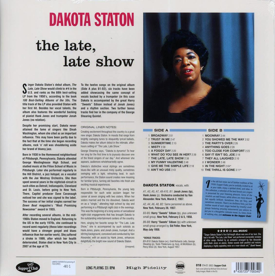 Dakota Staton - The Late, Late Show