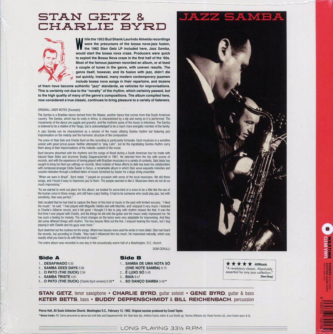 Stan Getz, Charlie Byrd - Jazz Samba