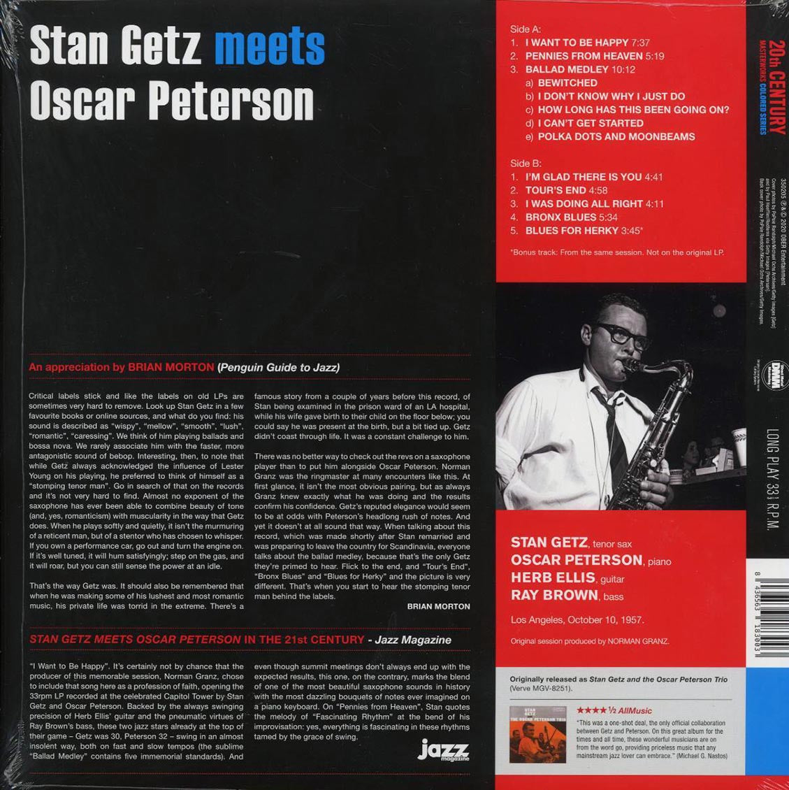Stan Getz, Oscar Peterson - Stan Getz Meets Oscar Peterson
