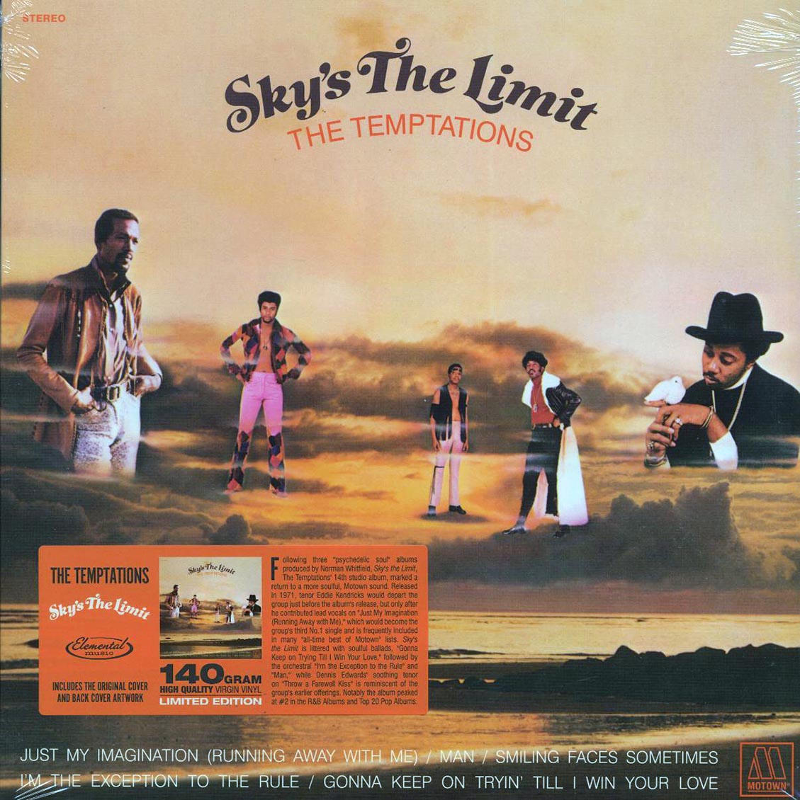 The Temptations - Sky's The Limit