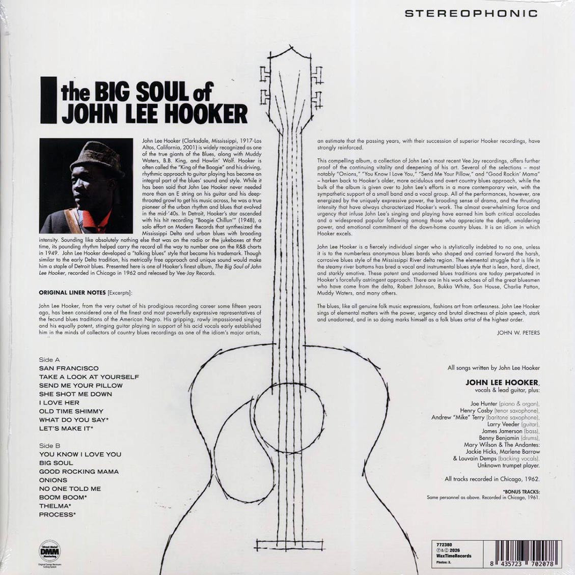 John Lee Hooker - The Big Soul Of John Lee Hooker