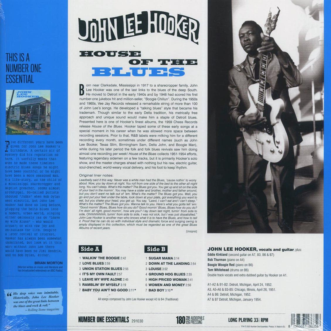 John Lee Hooker - House Of The Blues