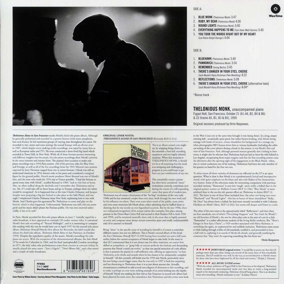 Thelonious Monk - Thelonious Alone In San Francisco