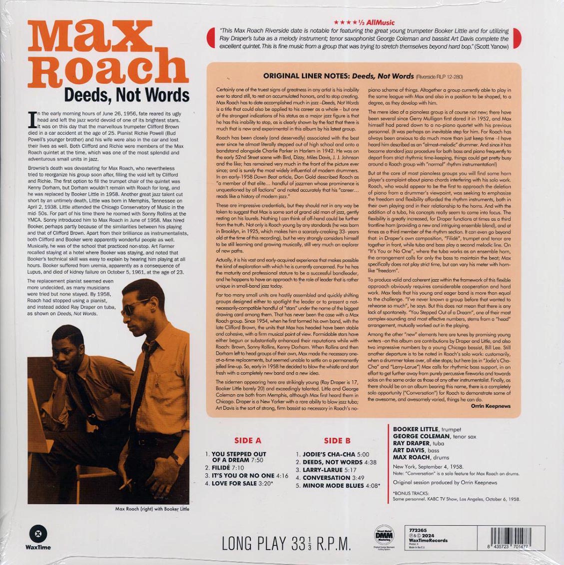 Max Roach - Deeds, Not Words