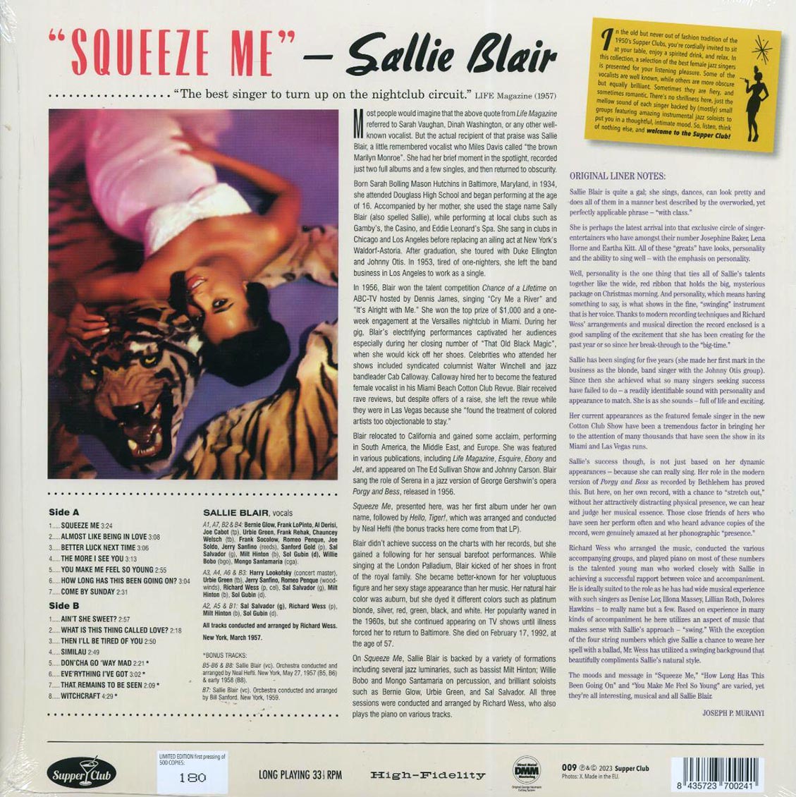 Sallie Blair - Squeeze Me