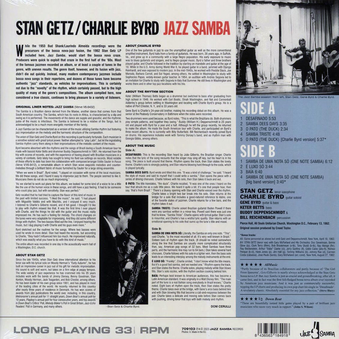 Stan Getz, Charlie Byrd - Jazz Samba