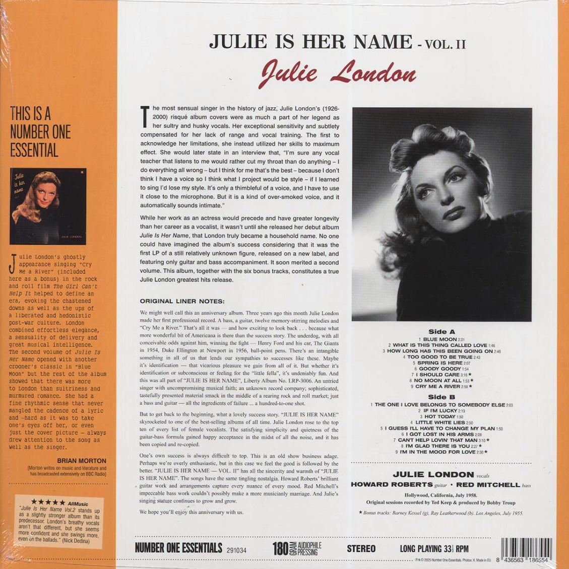 Julie London - Julie Is Her Name Volume 2