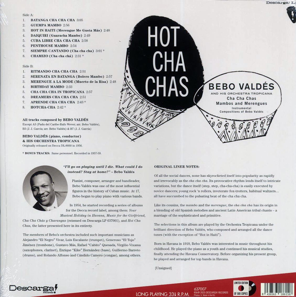 Bebo Valdes & His Orchestra Tropicana - Hot Cha Chas