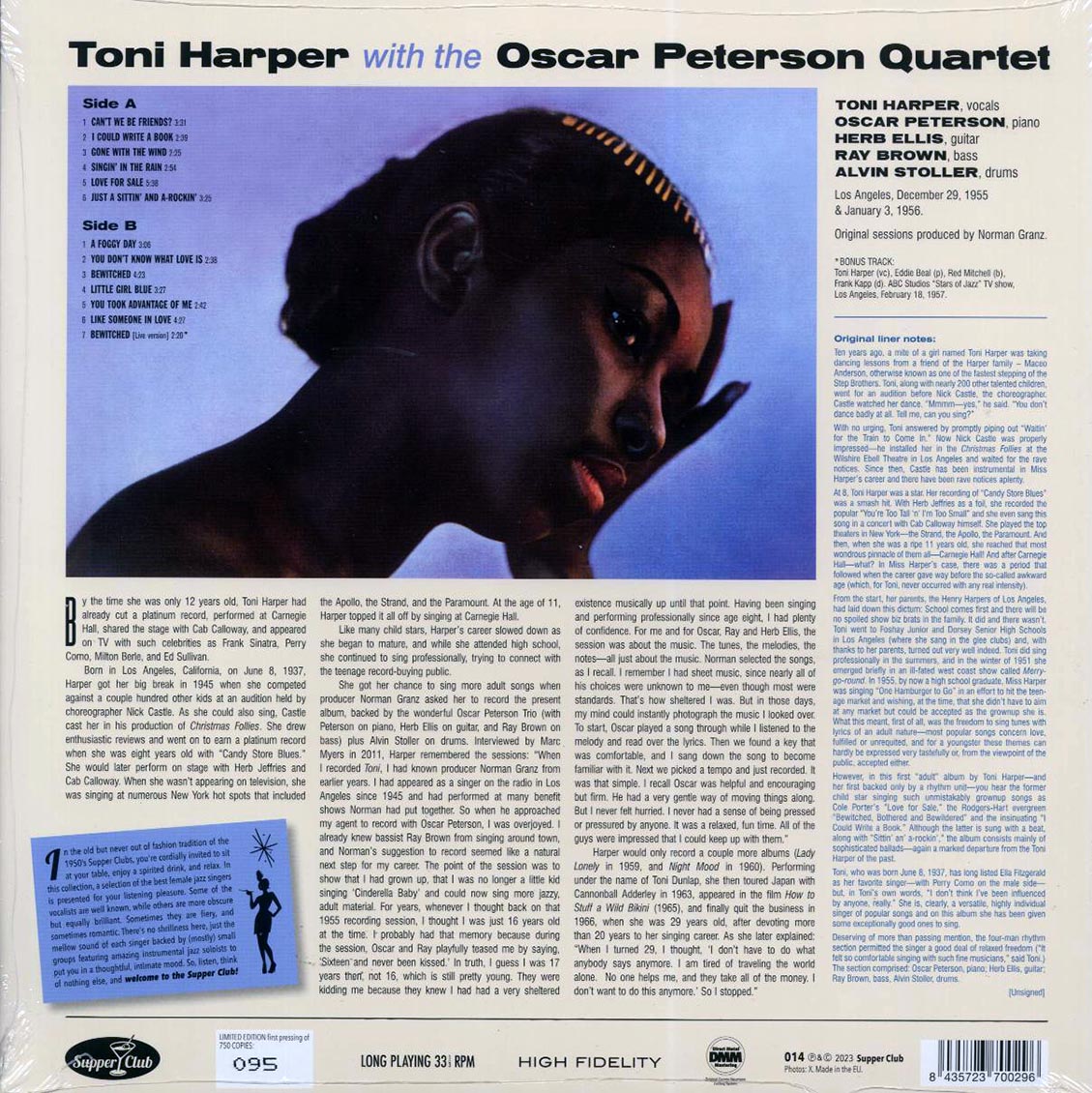 Toni Harper, Oscar Peterson Quartet - Toni