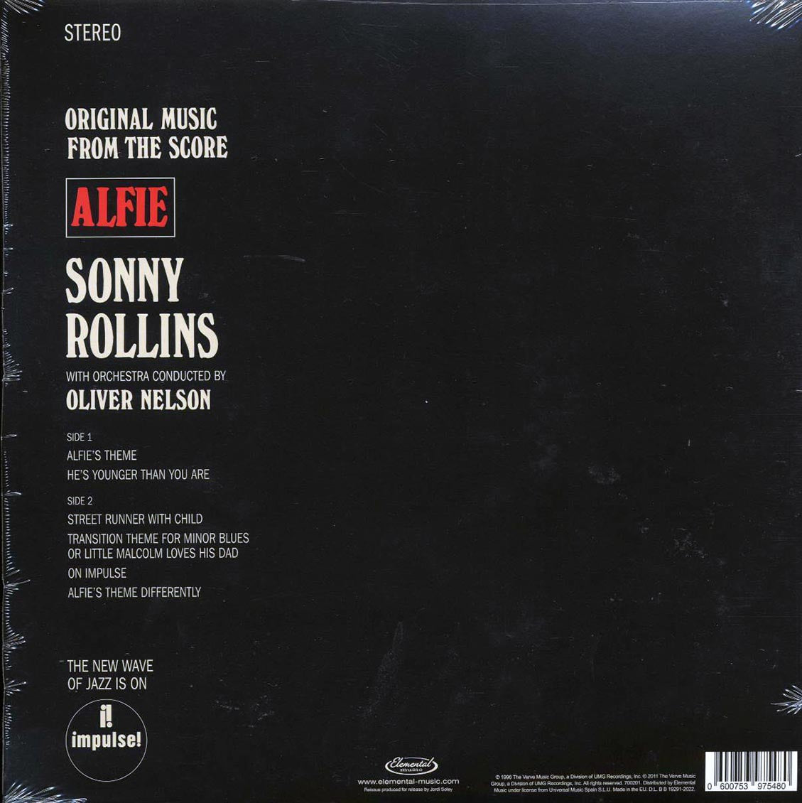 Sonny Rollins - Original Music From The Score "Alfie"