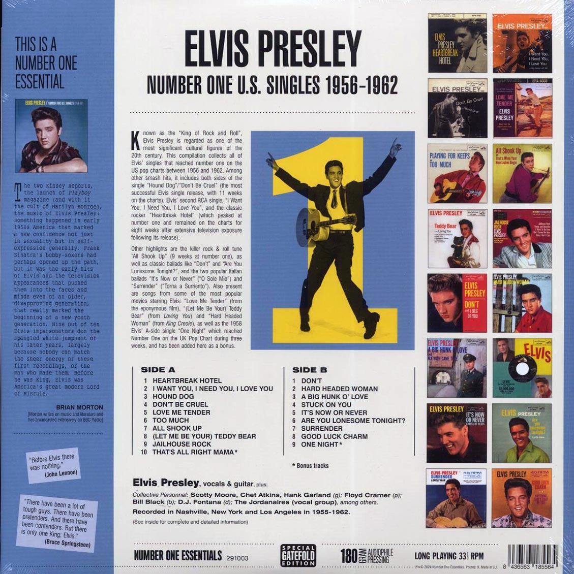 Elvis Presley - Number One US Singles 1956-62