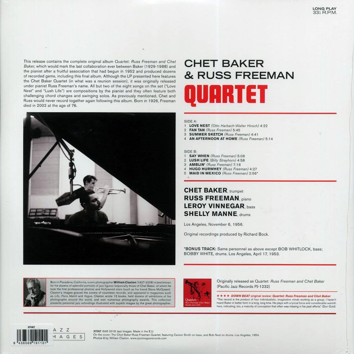 Chet Baker & Russ Freeman Quartet - Chet Baker & Russ Freeman Quartet