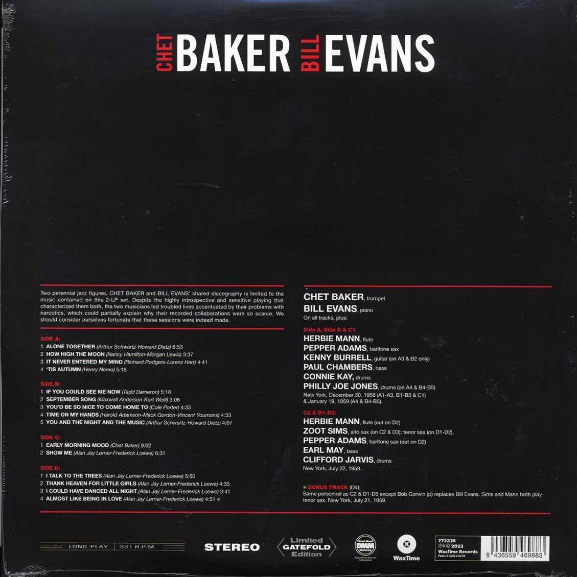 Chet Baker, Bill Evans - Complete Recordings