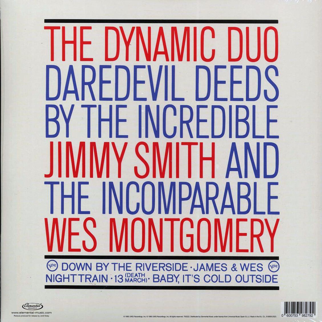 Jimmy Smith, Wes Montgomery - Jimmy & Wes: The Dynamic Duo