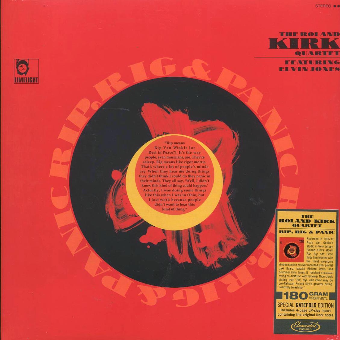 The Roland Kirk Quartet, Elvin Jones - Rip, Rig & Panic