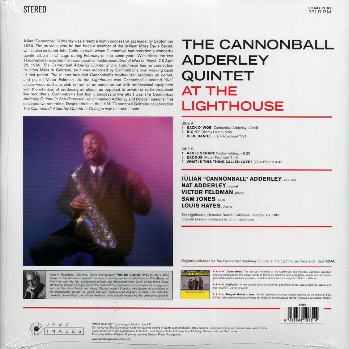The Cannonball Adderley Quintet - At The Lighthouse