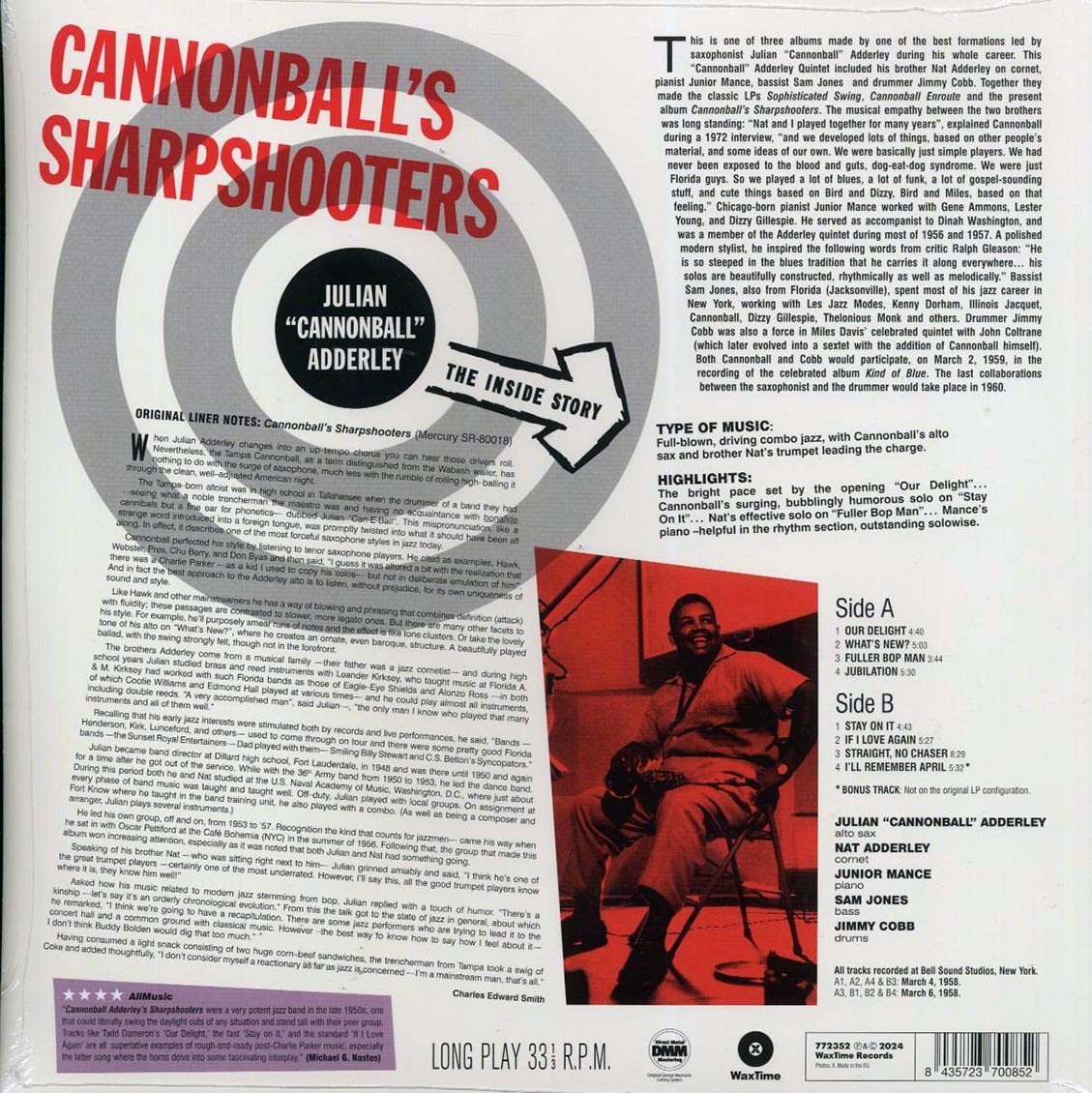 Cannonball Adderley - Cannonball's Sharpshooters