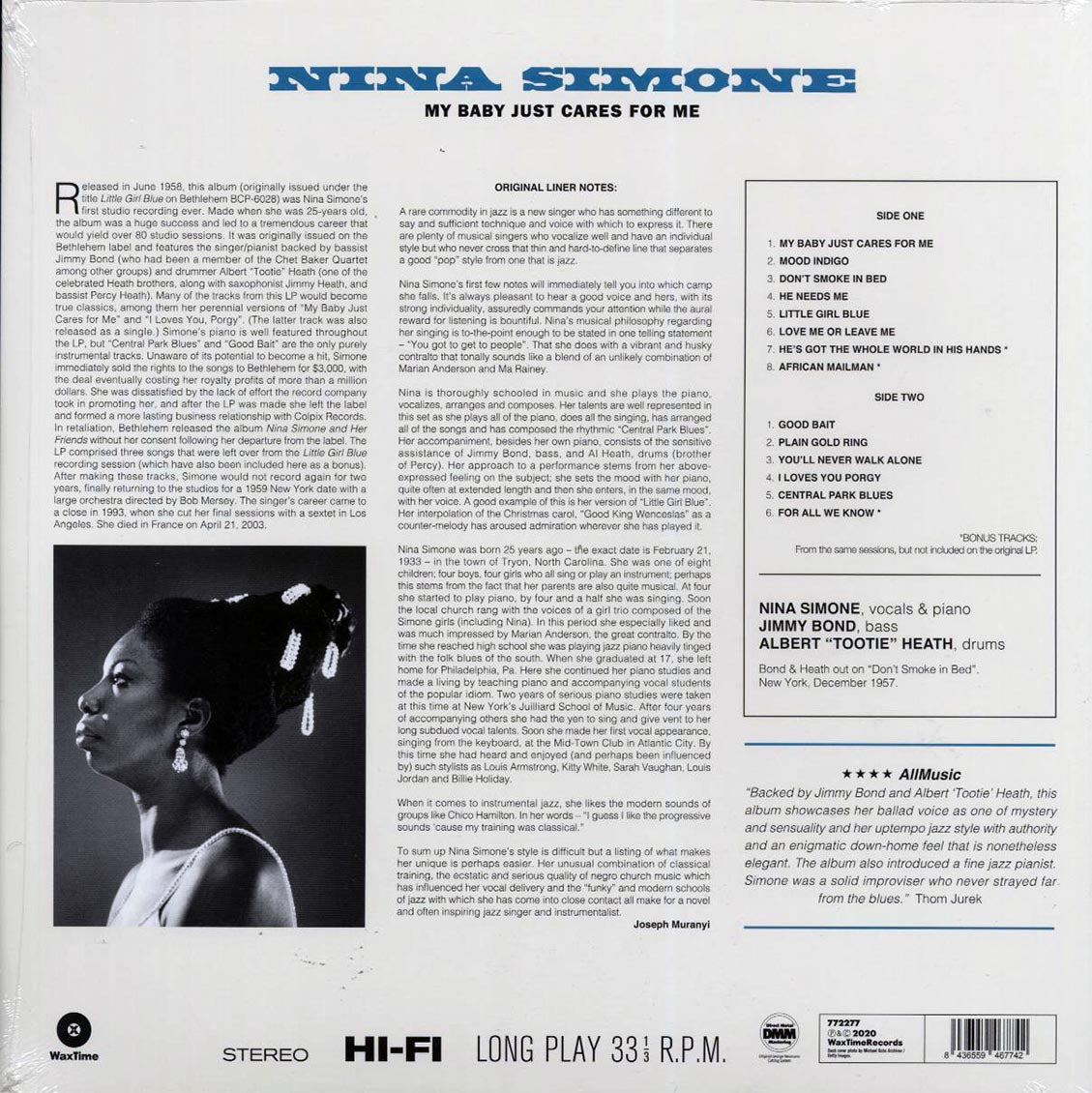 Nina Simone - My Baby Just Cares For Me