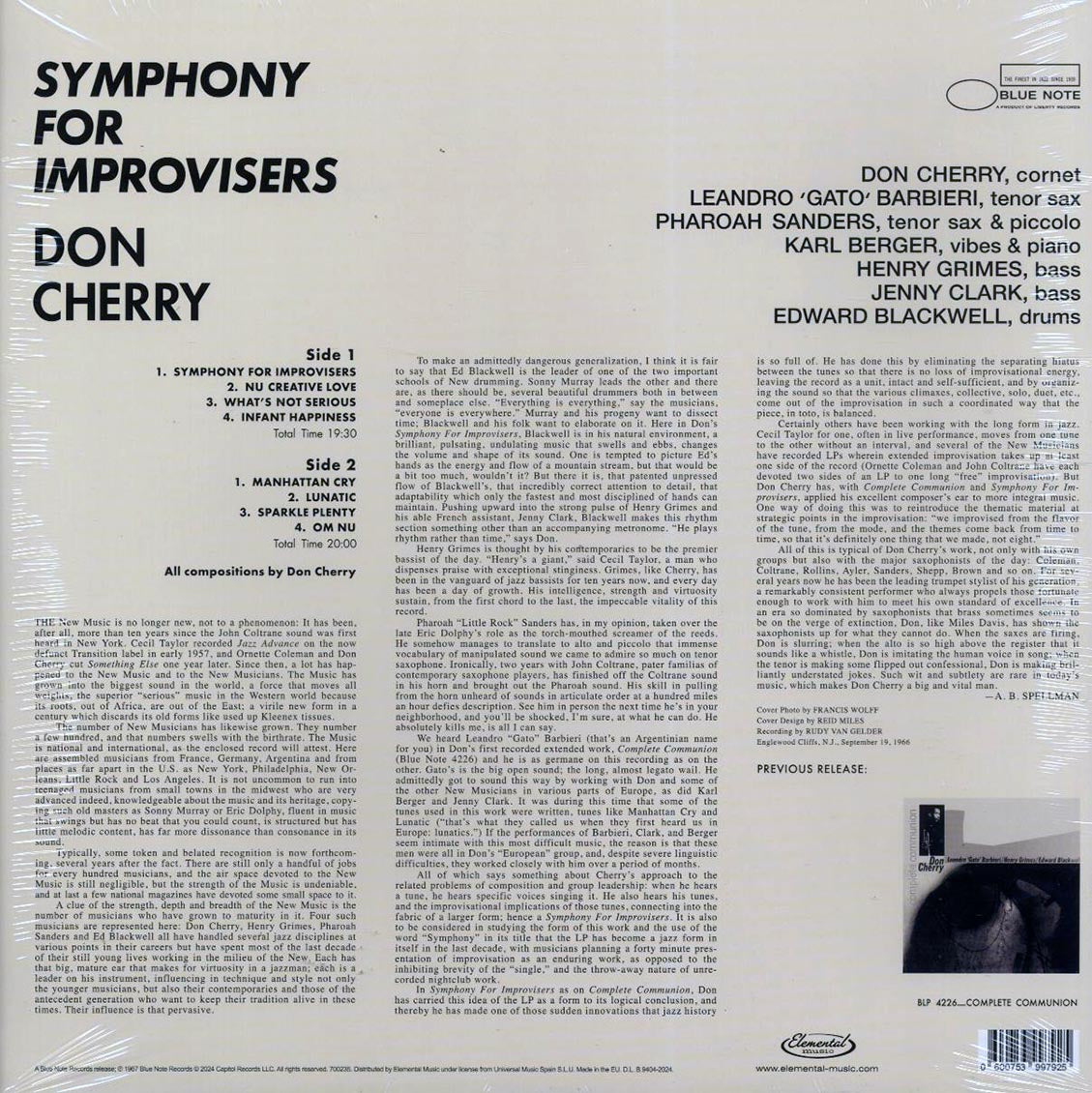 Don Cherry - Symphony For Improvisers