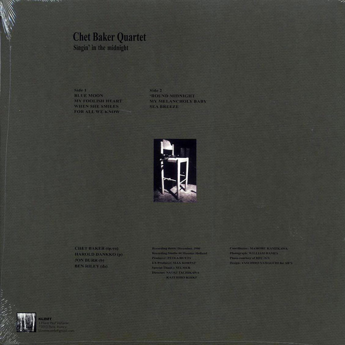 Chet Baker Quartet - Singin' In The Midnight