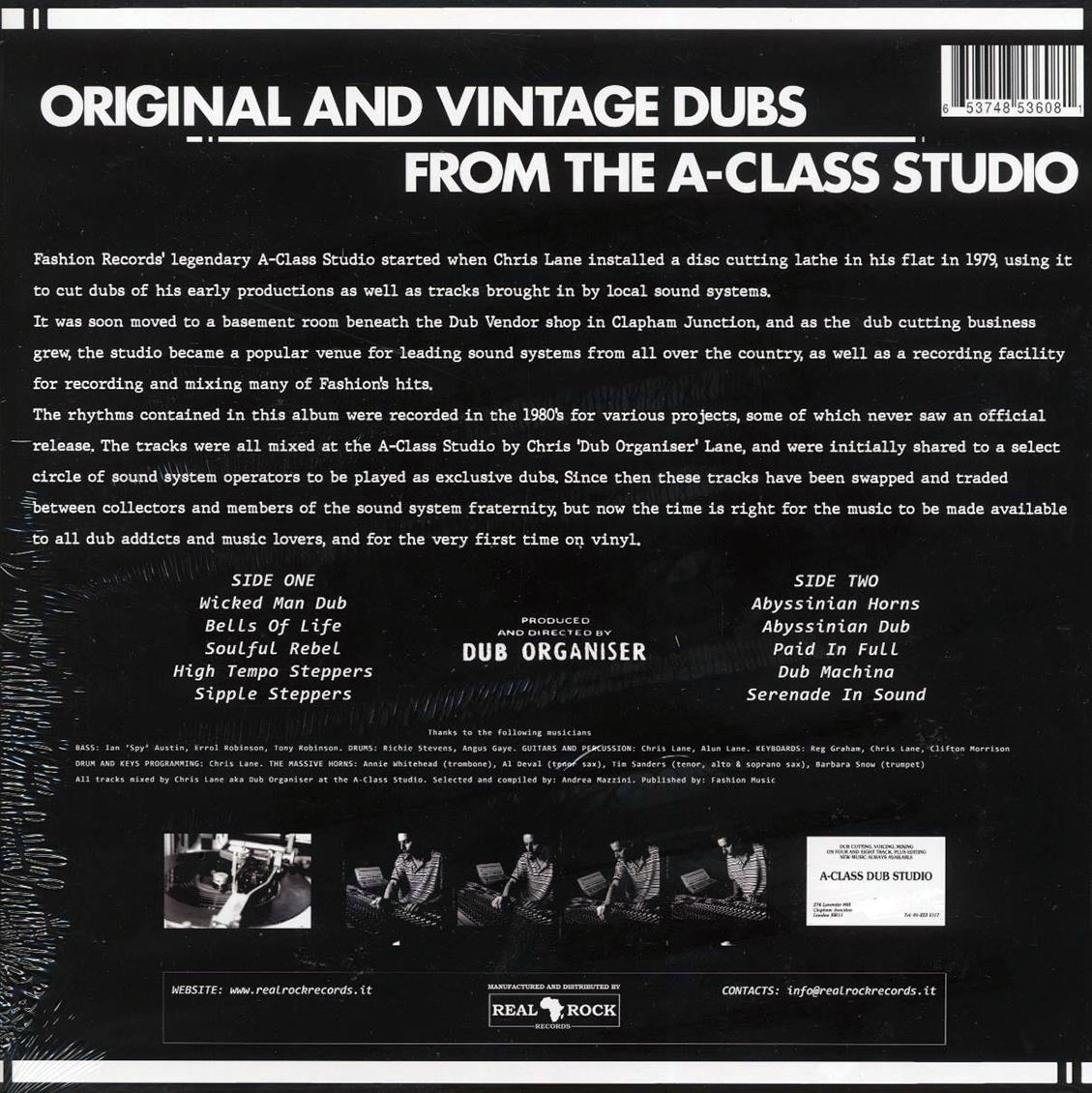 The Dub Organiser - Original And Vintage Dubs From The A-Class Studio