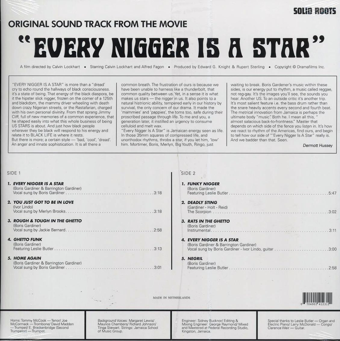 Boris Gardiner - Every N_____ Is A Star: Original Motion Picture Soundtrack