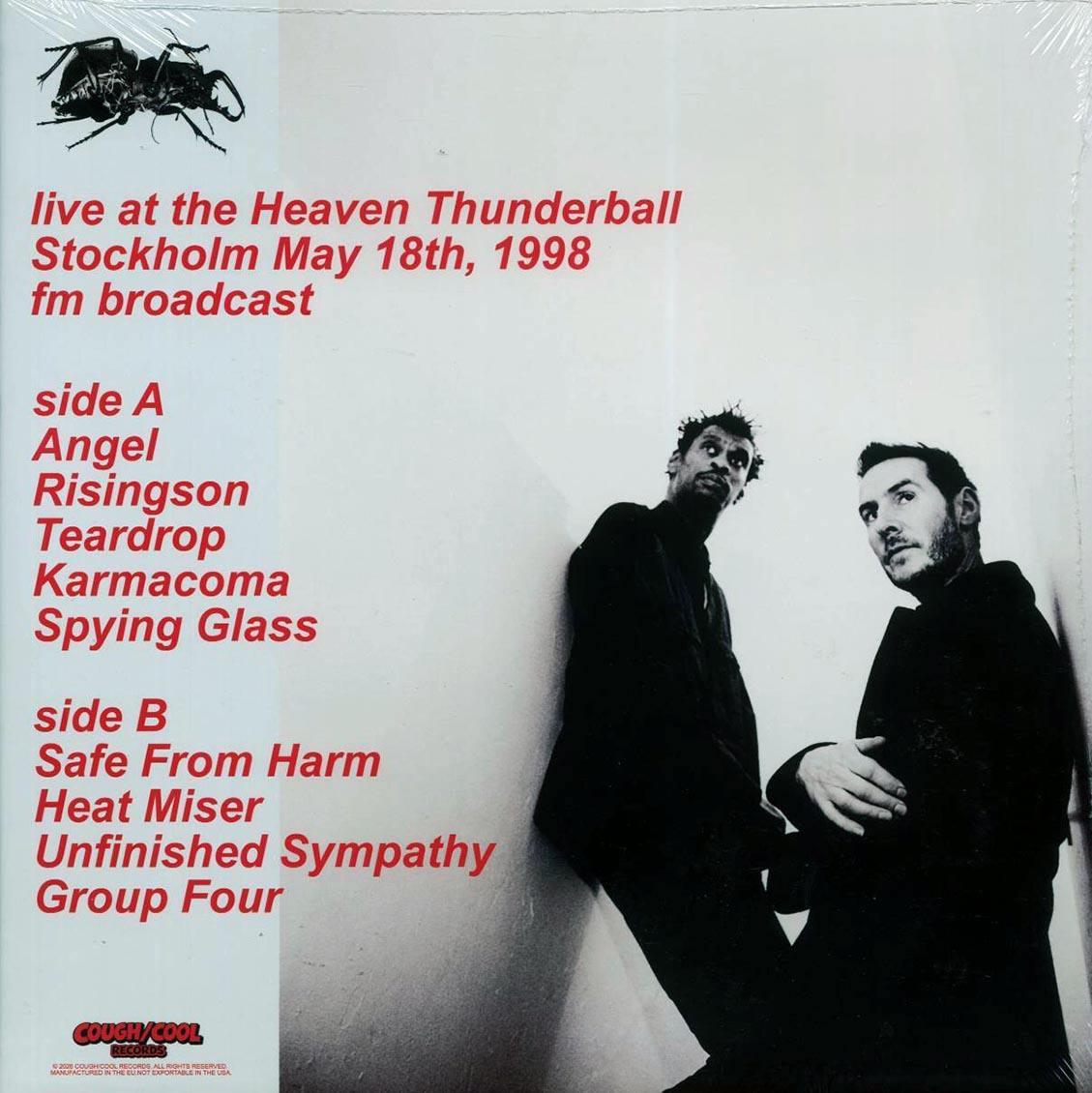 Massive Attack - Live Heaven Broadcast: Heaven Thunderball, Stockholm, May 18th, 1998