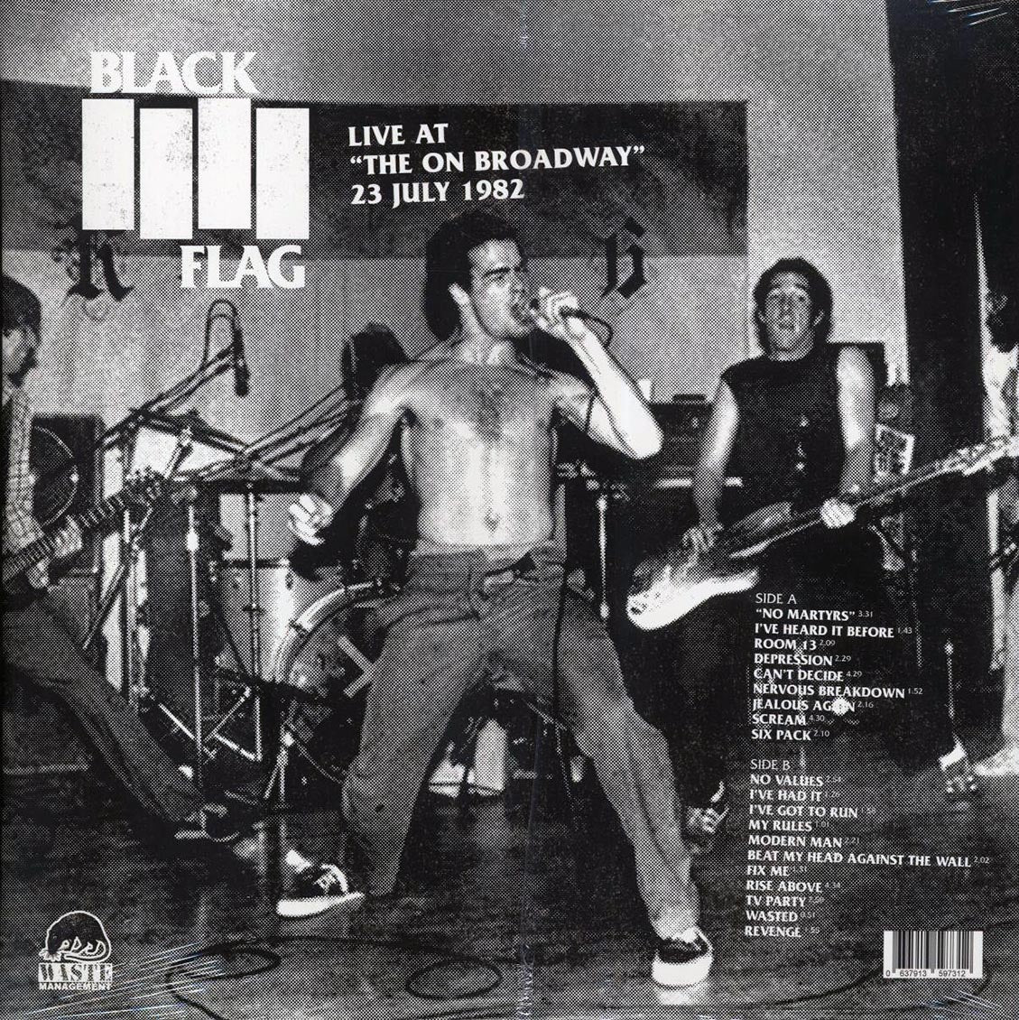 Black Flag - Live At The On Broadway 23 July 1982