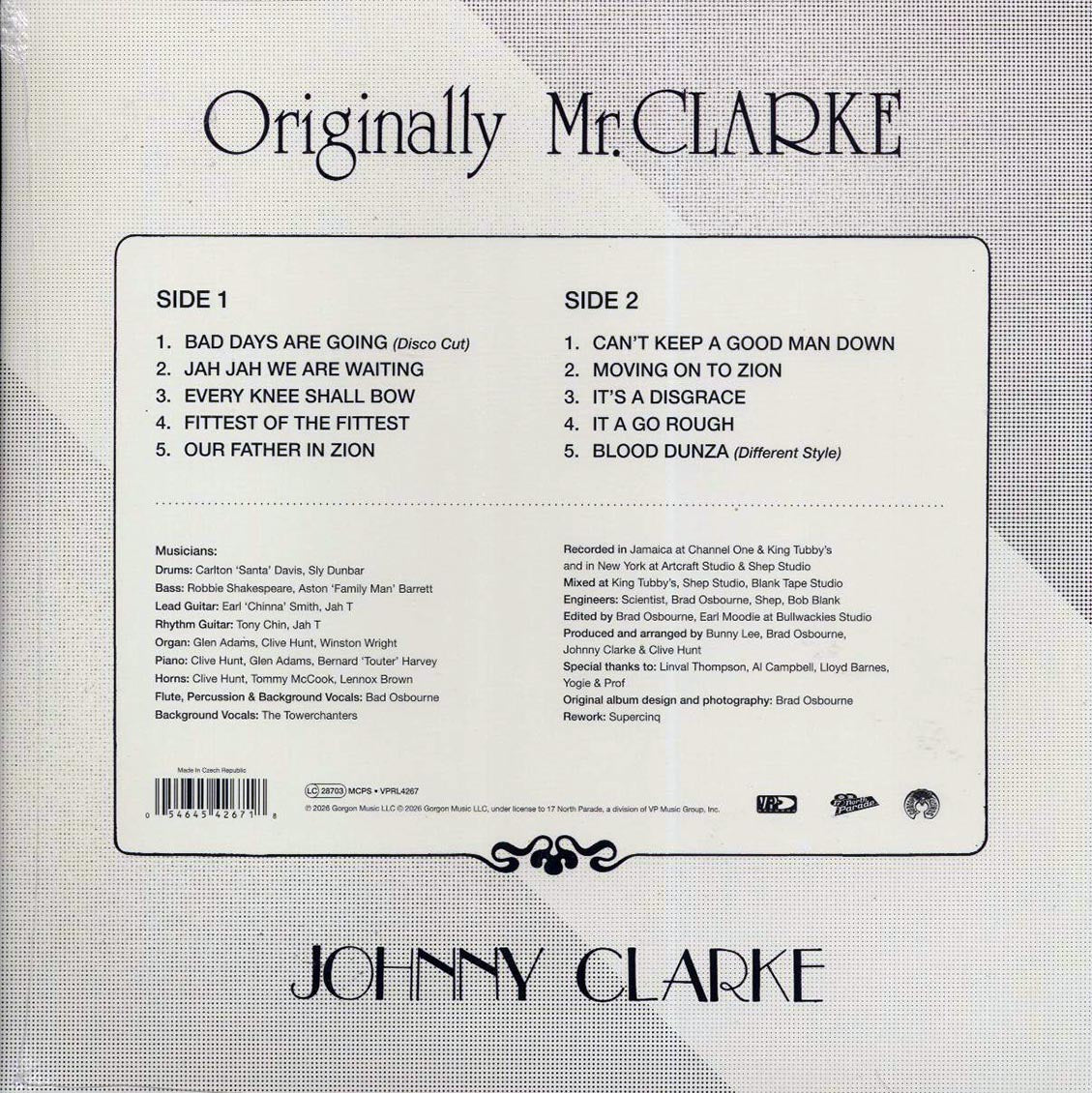 Johnny Clarke - Originally Mr. Clarke