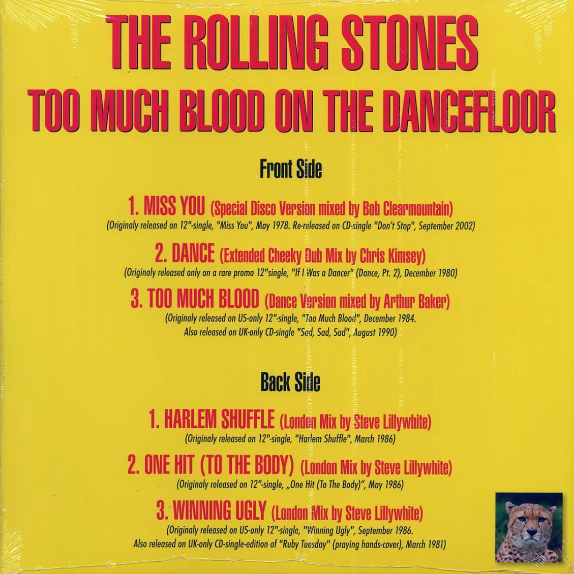 The Rolling Stones - Too Much Blood On The Dancefloor