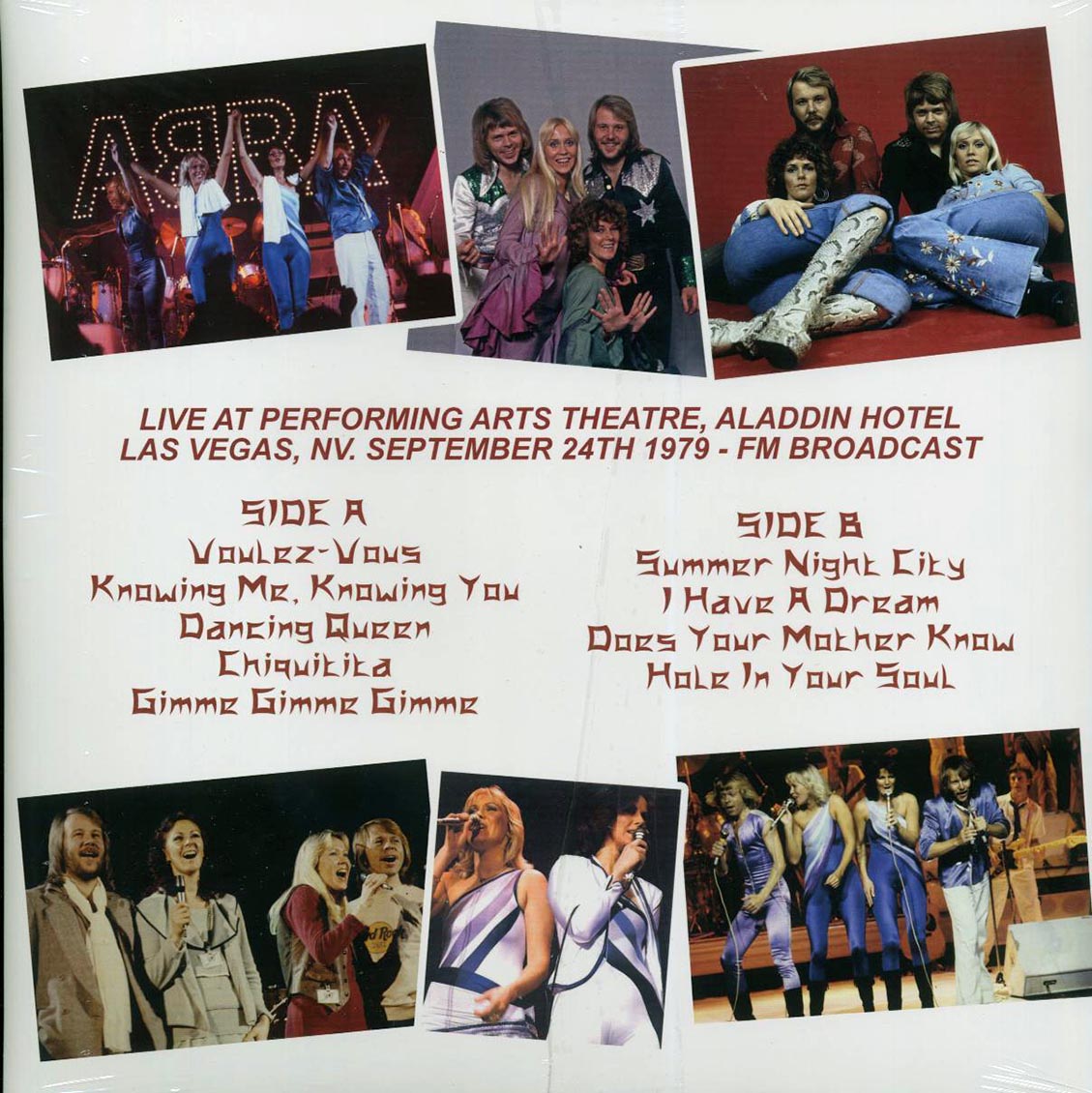 Abba - Viva Las Vegas: Recorded Live At Aladdin Hotel, 1979