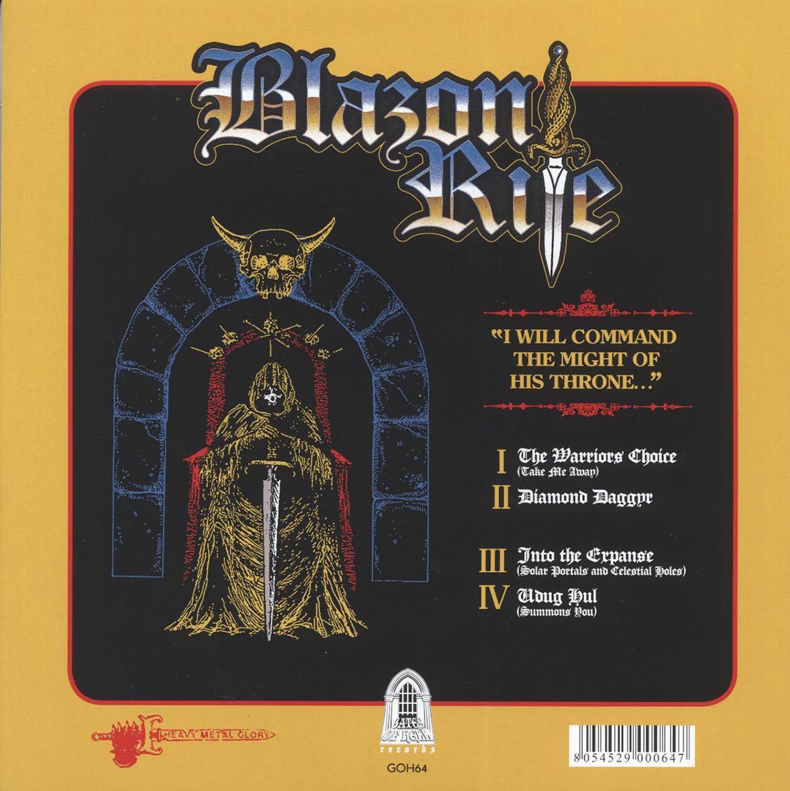 Blazon Rite - Dulce Bellum Inexpertis EP