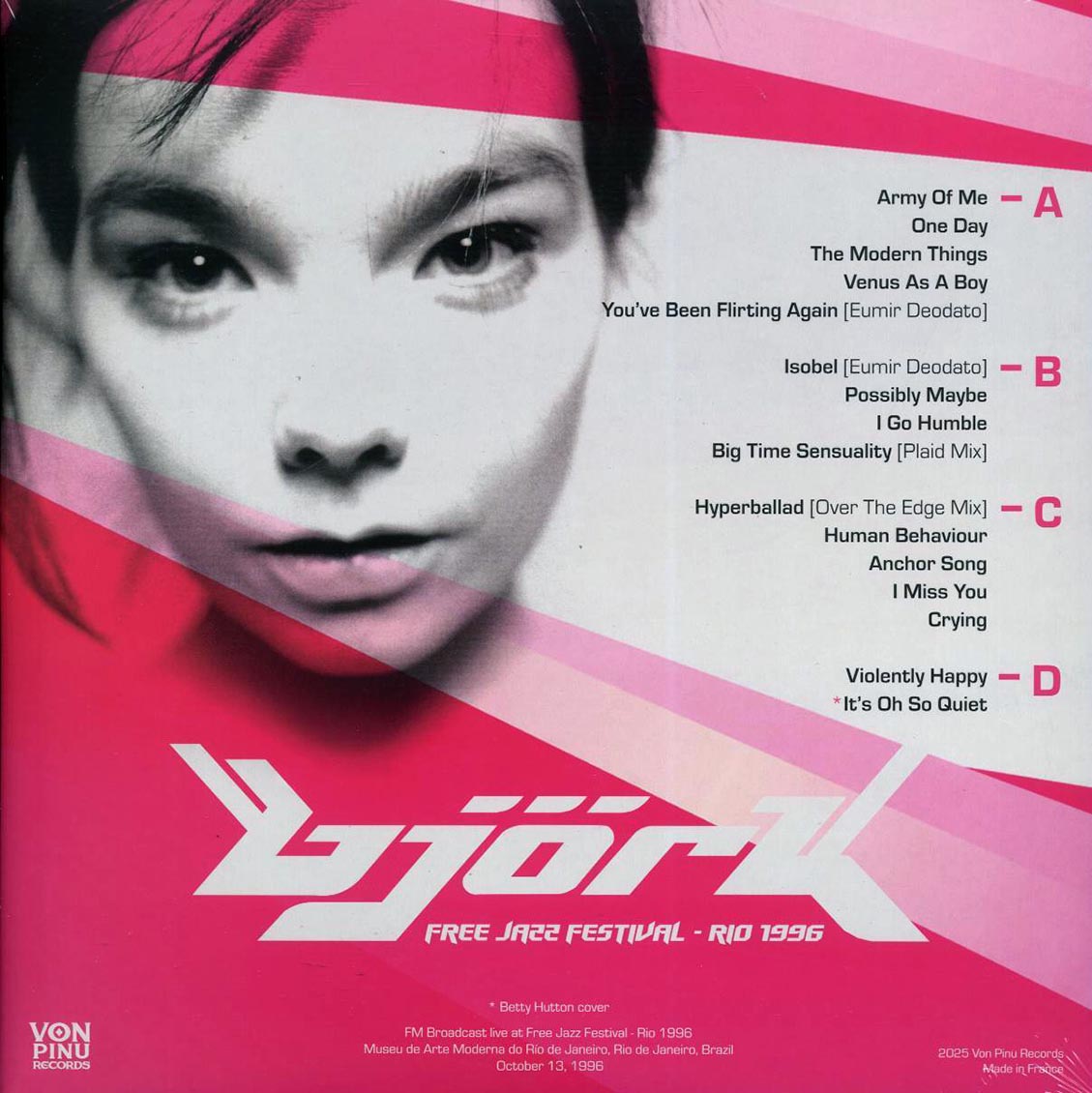 Bjork - Free Jazz Festival: Rio 1996