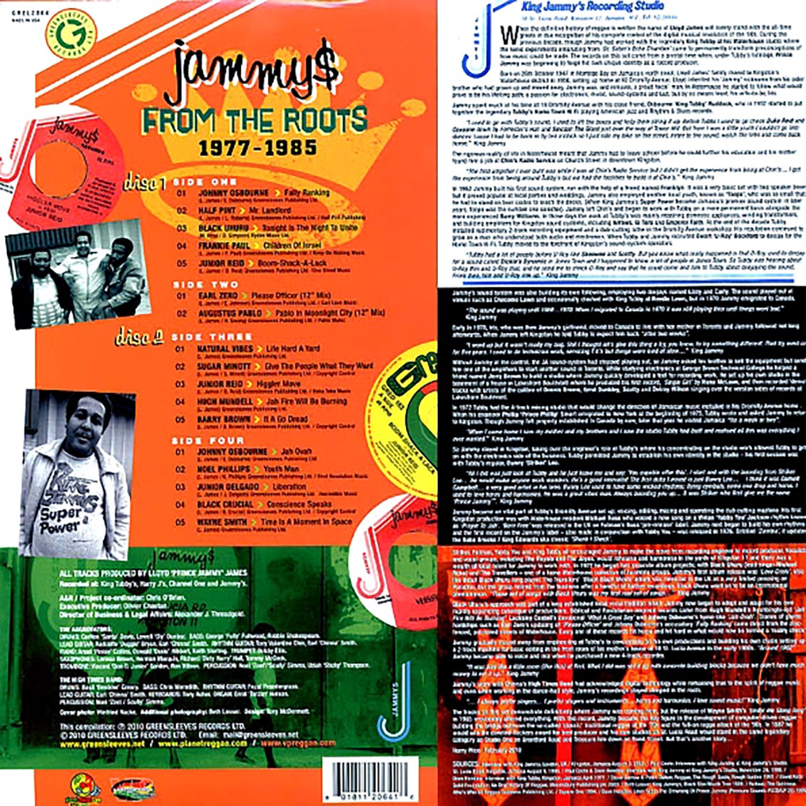 Black Uhuru, Johnny Osbourne, Hugh Mundell, Lacksley Castell, Etc. - Jammys From The Roots