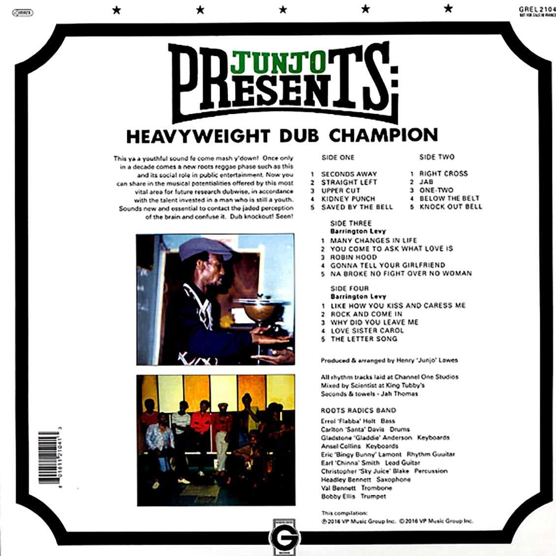 Scientist - Junjo Presents Heavyweight Dub Champion + Bonus Vocals Album