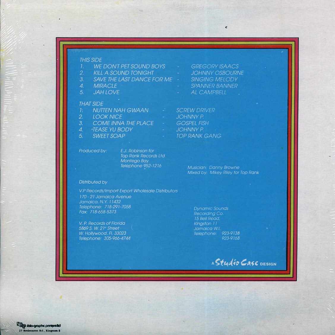 Johnny Osbourne, Gregory Isaacs, Al Campbell, Etc. - Reggae Soap