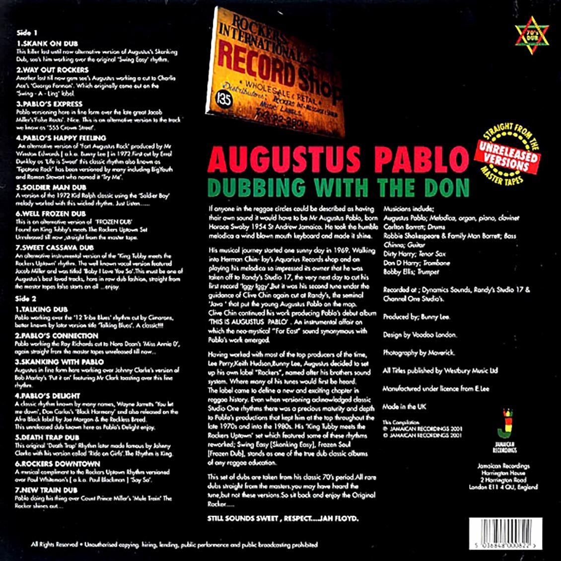 Augustus Pablo - Dubbing With The Don
