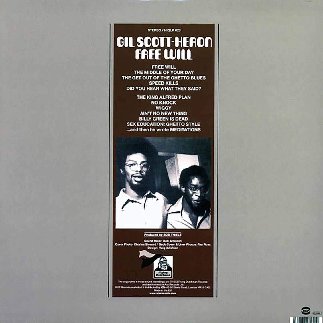 Gil Scott-Heron - Free Will