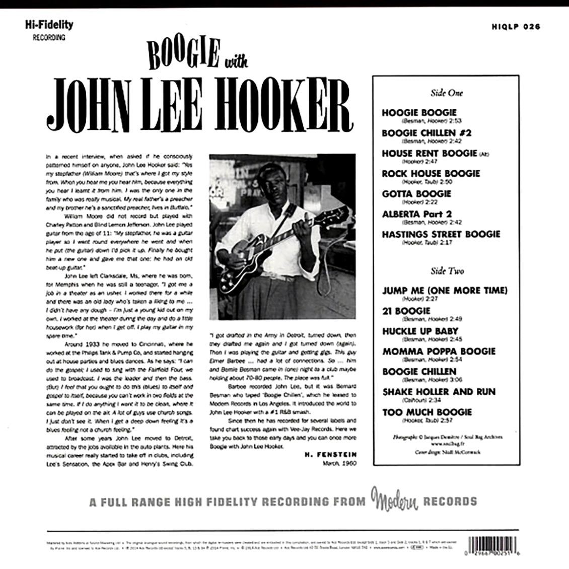 John Lee Hooker - Boogie With John Lee Hooker