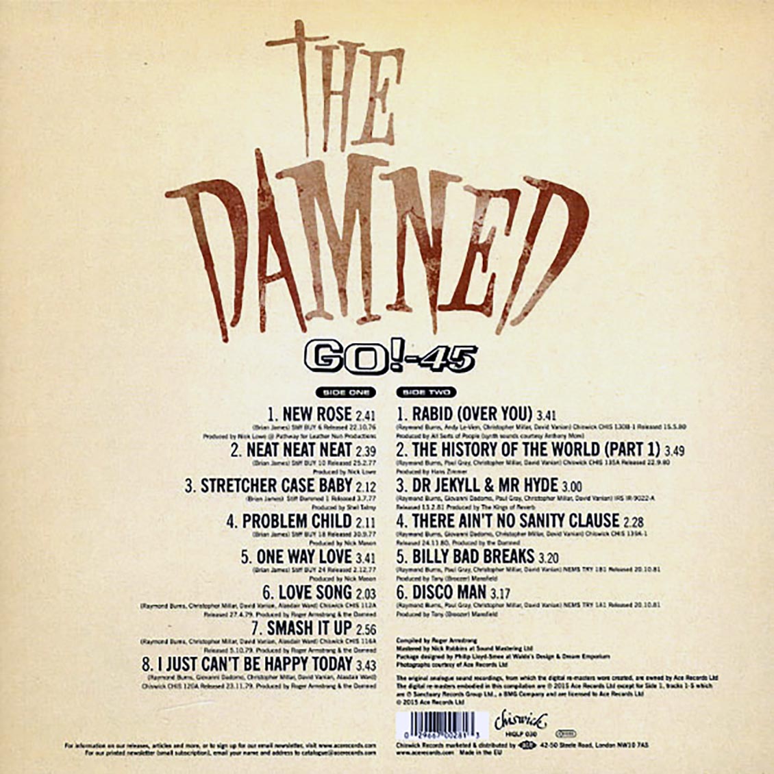 The Damned - Go!-45