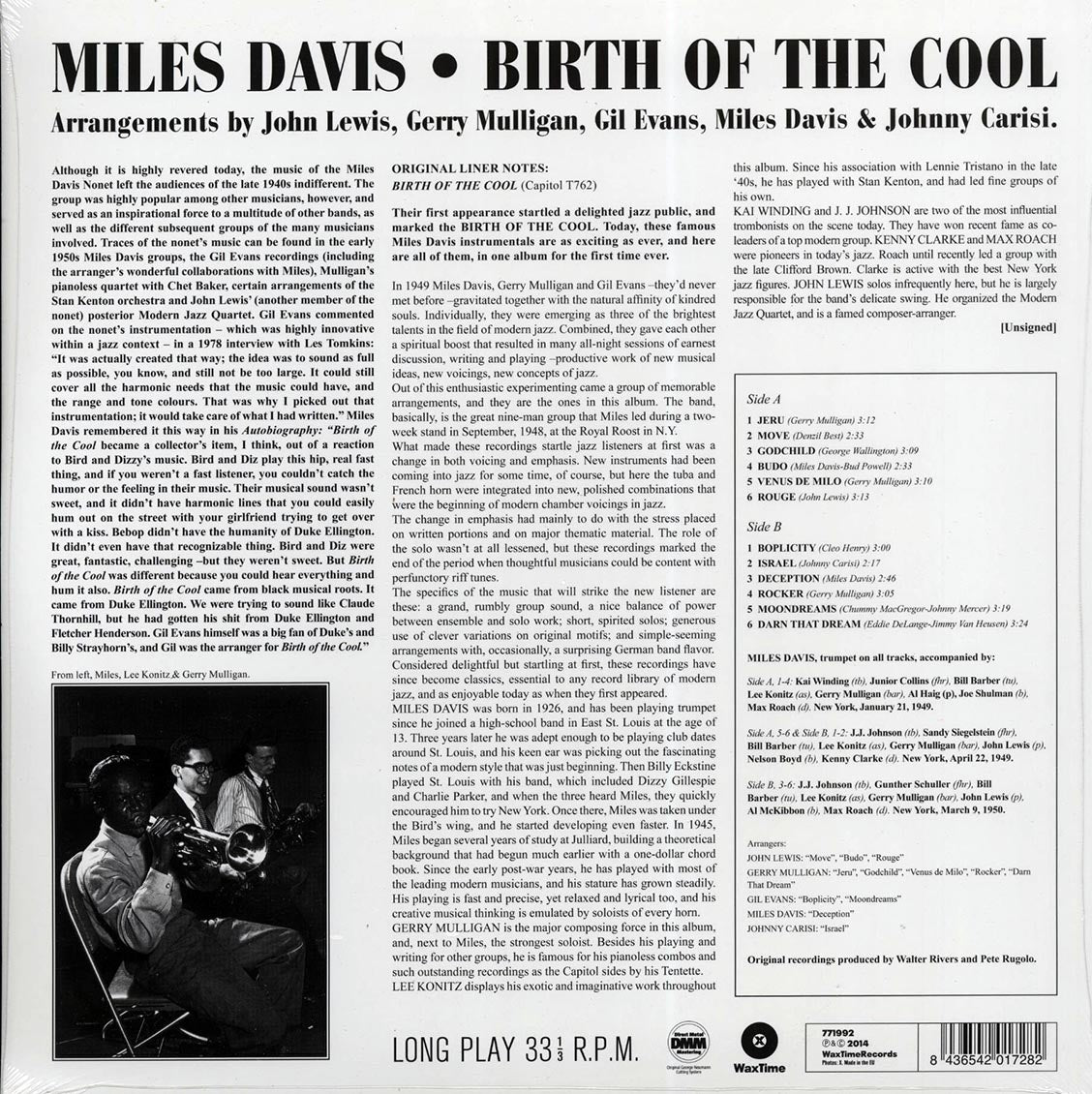 Miles Davis - Birth Of The Cool