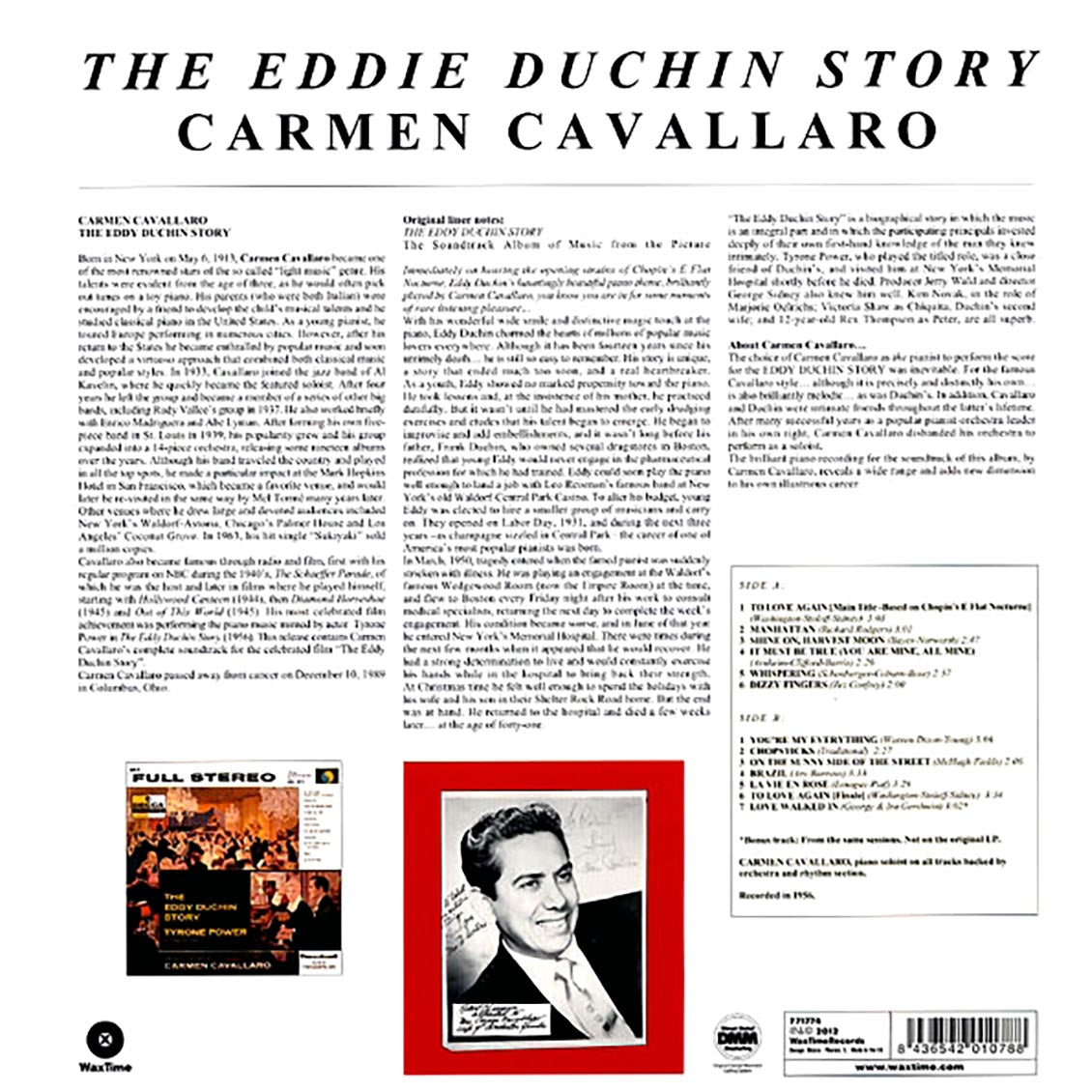 Carmen Cavallaro - The Eddy Duchin Story