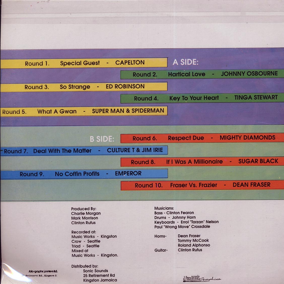 Johnny Osbourne, Capleton, Sugar Black, Etc. - Knocked Out By Outernational: Joe Frazier